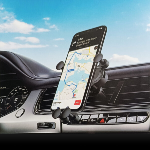 Mobile Holder for Car Air Vent, One Button Release, 360 Degree Rotation Phone Mount - Image 2