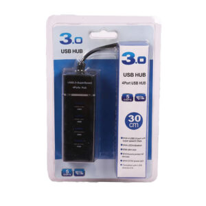 High Speed 4 Port USB HUB 3.0 Portable Mini Hub