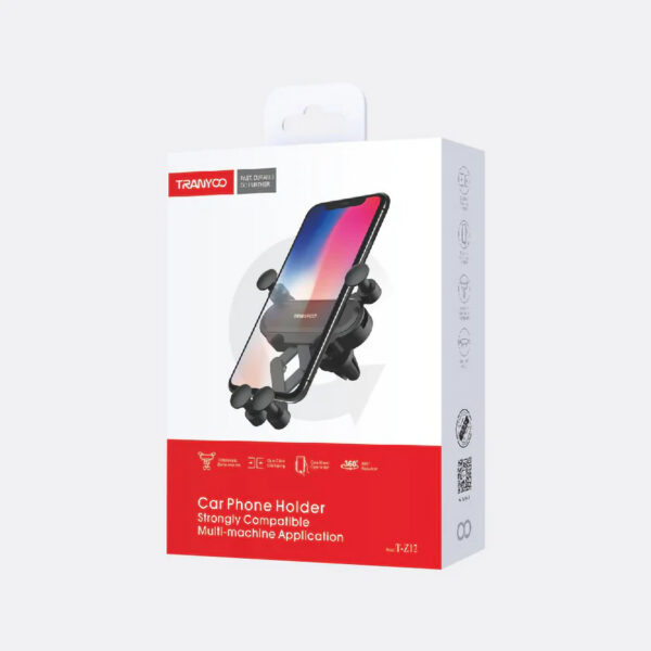Mobile Holder for Car Air Vent, One Button Release, 360 Degree Rotation Phone Mount - Image 3