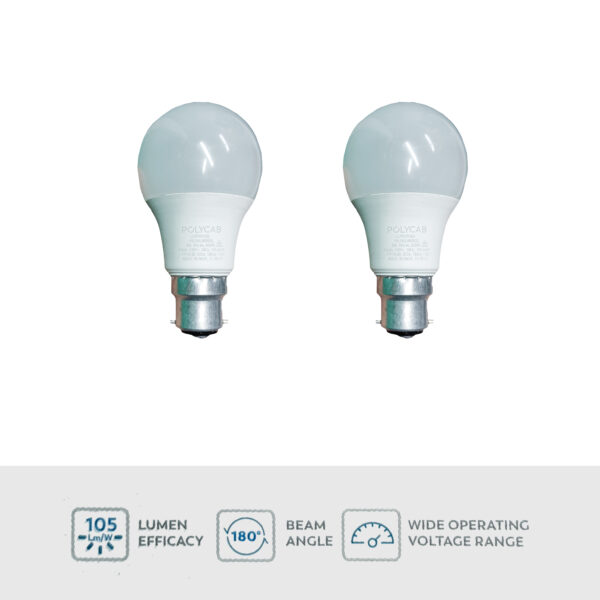 Polycab 9W LED Bulb - Image 3