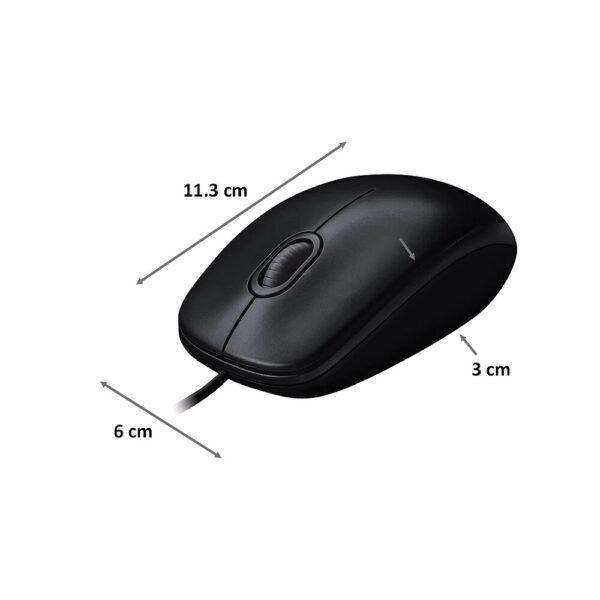 Logitech M90 Wired Mouse - Image 3
