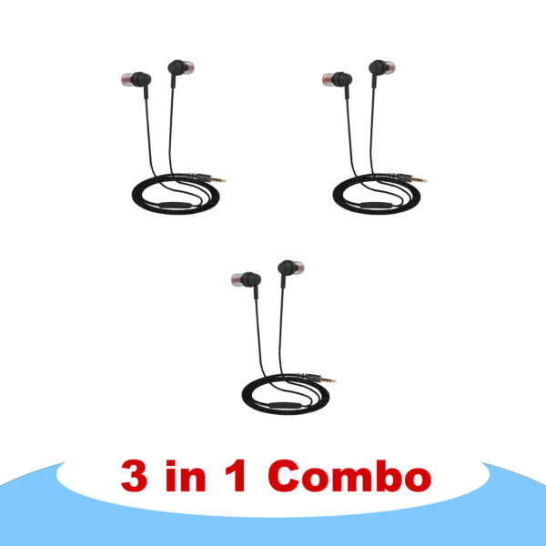 General Earphone 3 in 1 Combo