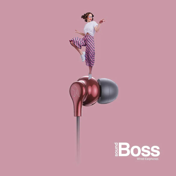 Fingers Sound Boss Premium Wired Earphones with in-Built Mic - Image 4