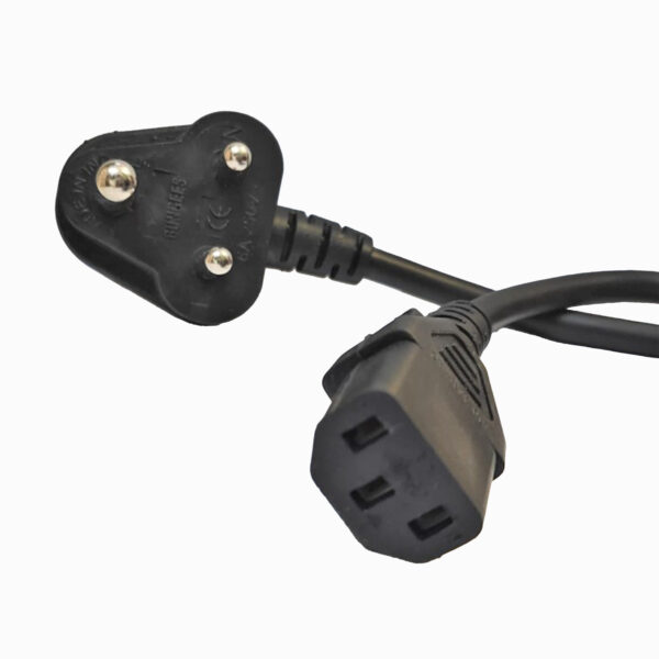Computer Power Cable Cord for Desktops PC and Printers/Monitor SMPS (1.8M) - Image 2