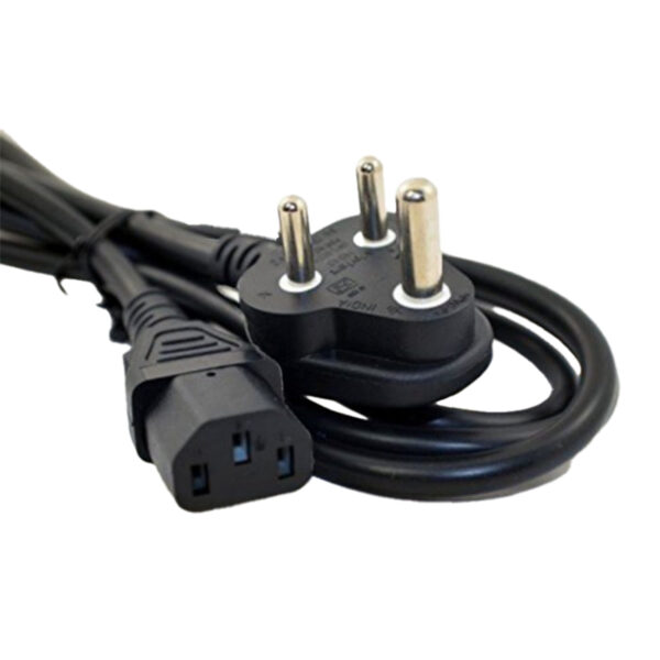 Computer Power Cable Cord for Desktops PC and Printers/Monitor SMPS (1.8M)