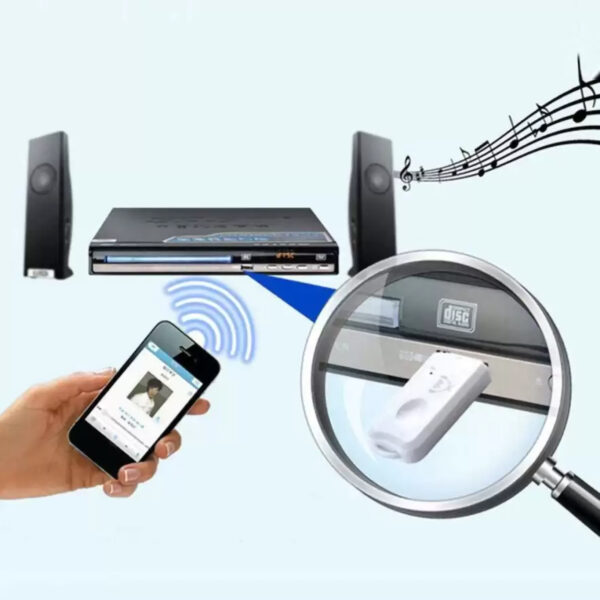 USB Bluetooth Music Audio Receiver (With Mic) - Image 3