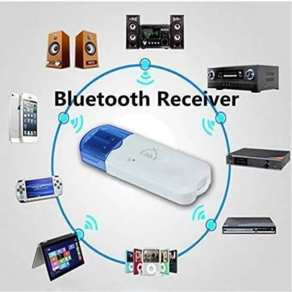 USB Bluetooth Music Audio Receiver (With Mic) - Image 4