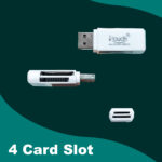 4 in 1 Multi Card Reader with LED Indicator