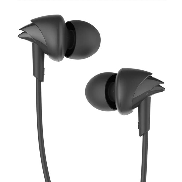 boAt BassHeads 100 Wired Earphones With Mic (Black) 3.5mm